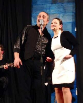 Taviano ricorda Domenico Modugno sul palco