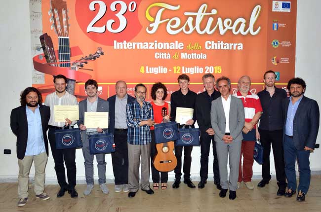 Mottola: note e virtuosismi del Concorso Internazionale per chitarristi. Ecco i vincitori