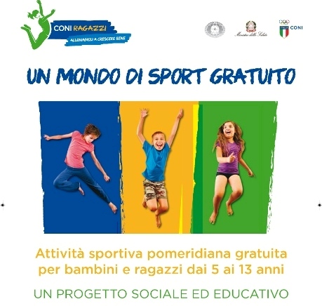 Locandina CONI RAGAZZI