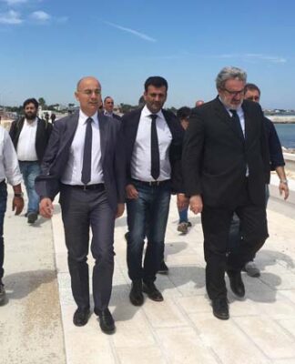 Bari, un anno di lavori per il waterfront di Fesca San Girolamo