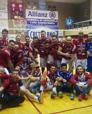 Volley, in B maschile 0-3 del Real Gioia a Cerignola: e sono 19 le vittorie consecutive