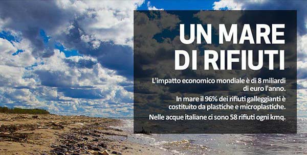 mare rifiuti microplastica