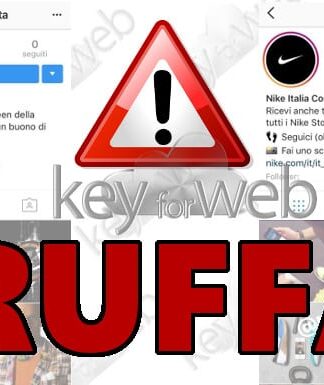Messaggi truffa: una falsa offerta Nike su WhatsApp. Lo Sportello dei Diritti: “Non cliccate”