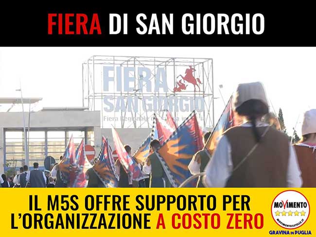 m5s - fiera di san giorgio