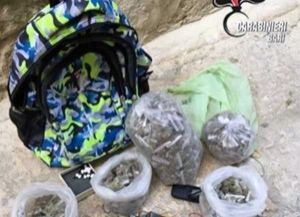 sequestro droga terlizzi