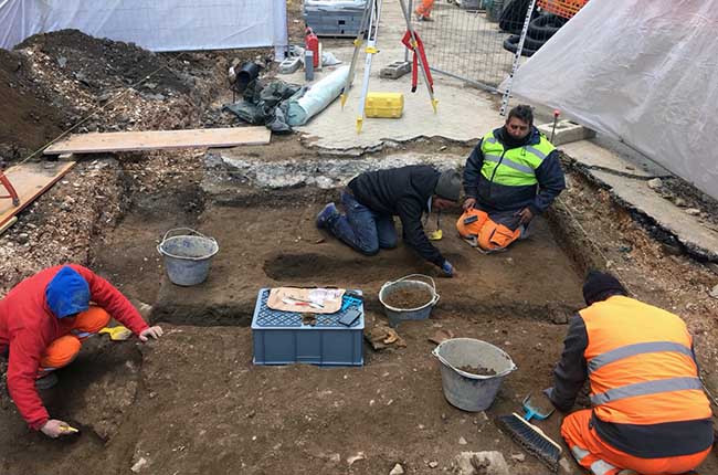 06-03-18 via sparano_ritrovamenti archeologici