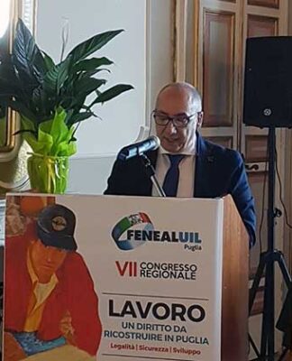 Salvatore Bevilacqua rieletto segretario Regionale degli edili Uil
