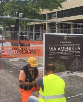 Bari, al via i lavori per il raddoppio di via Amendola, ecco il progetto