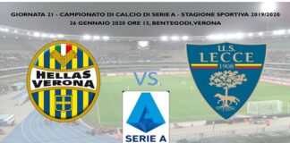 Calcio, Serie A: il Lecce a Verona, contro l’Hellas, senza i suoi tifosi