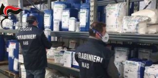 Coronavirus, a Foggia i Nas sequestrano mascherine vendute irregolarmente