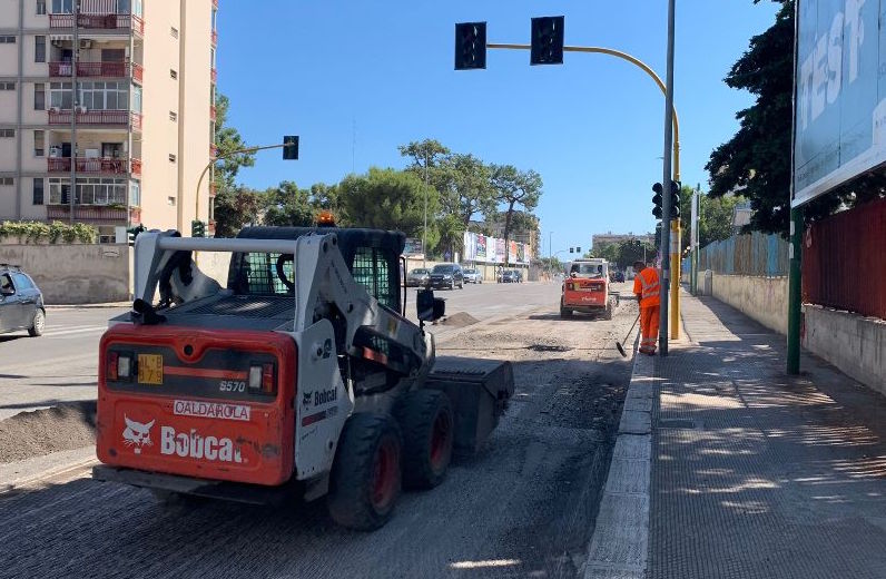 31-08-21 al via i lavori di rifacimento del manto stradale in viale Einaudi