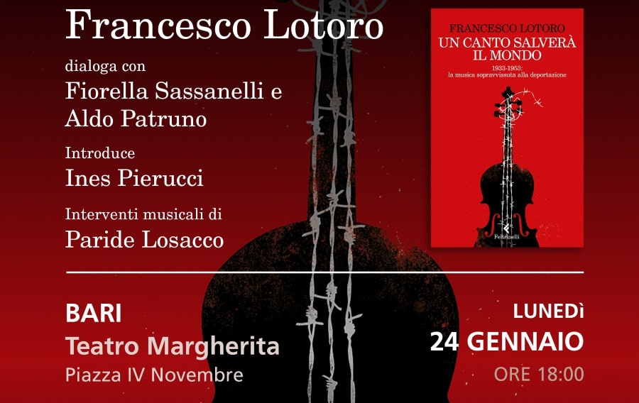 21-01-22 lunedì al teatro Margherita la presentazione di “Un canto salverà il mondo” di Francesco Lotoro