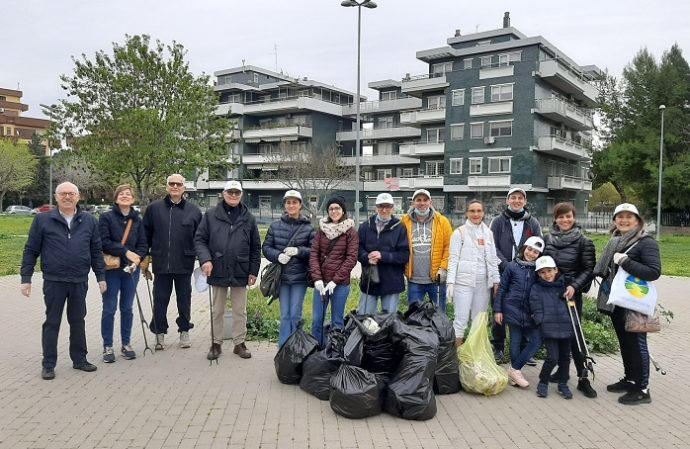 Intervento raccolta rifiuti Foggia 1