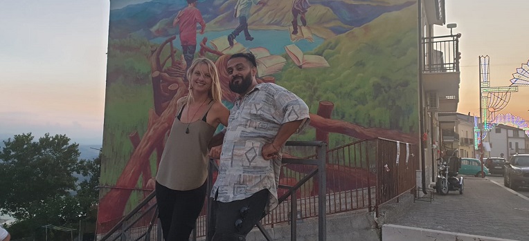 Alaniz e Margot Calliadan