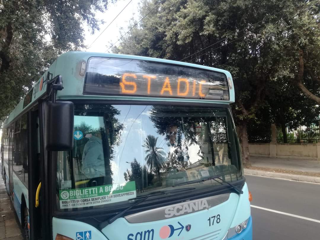 autobus servizio stadio sgm lecce