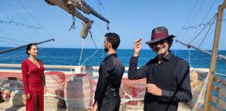Trani, al Trabucco di Colonna il set del nuovo videoclip di Cammariere