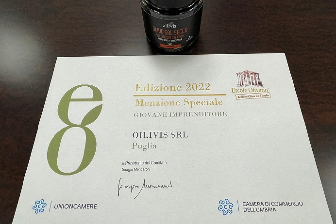 Premio Speciale Giovane Imprenditore, Oilivis srl, Puglia.