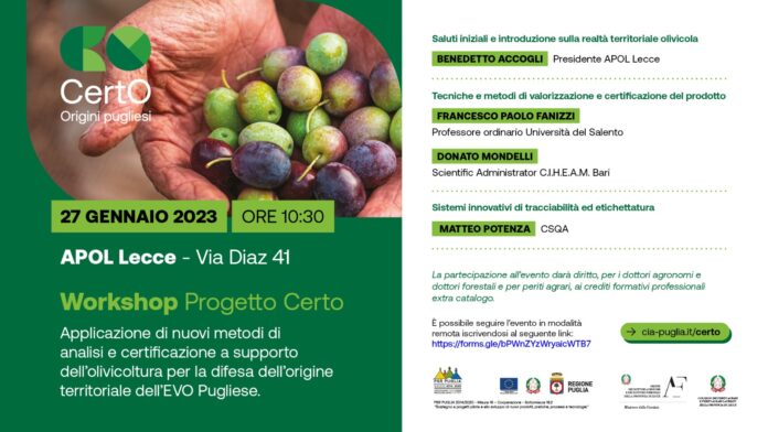 Lecce progetto Certo iniziativa