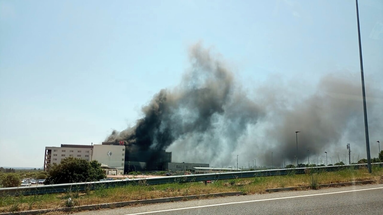 incendio ospedale Miulli