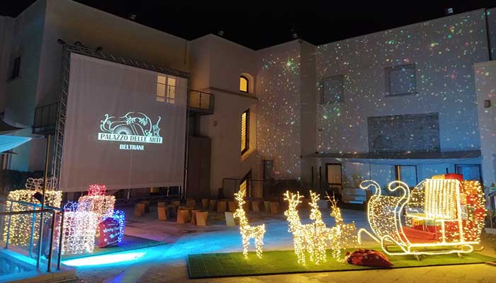 Natale 2023, Corte Davide Santorsola, Palazzo Beltrani