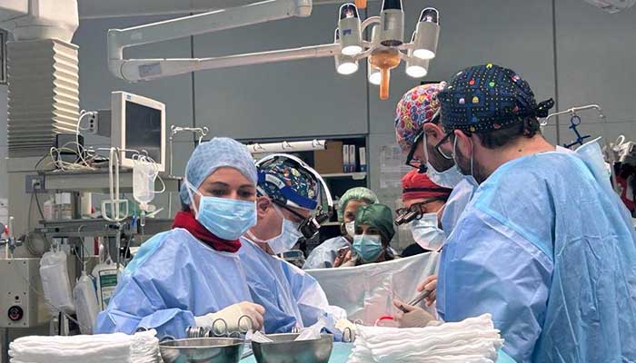 Sala operatoria trapianto cuore 2