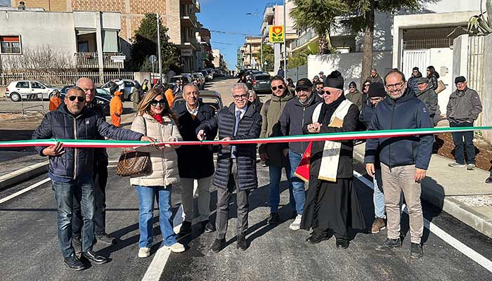 inaugurazione ponte via maselli campagna ad acquaviva