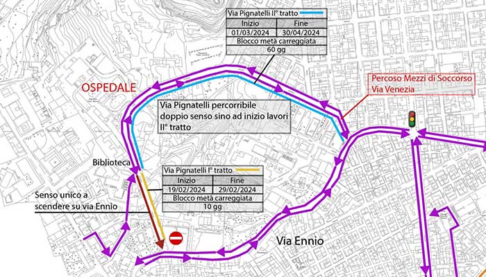 Viabilità via pignatelli