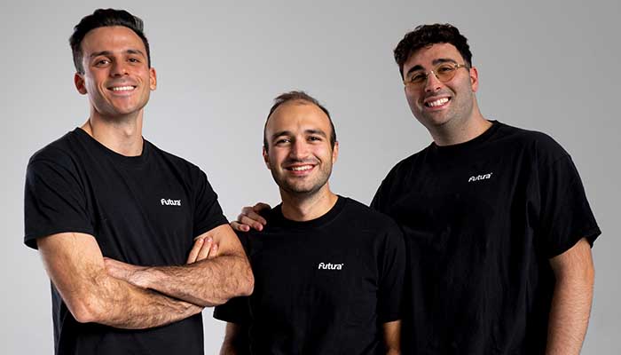 Futura Co-founders_Lorenzo Pinto, Andrea Chirolli, Francesco Salvatore