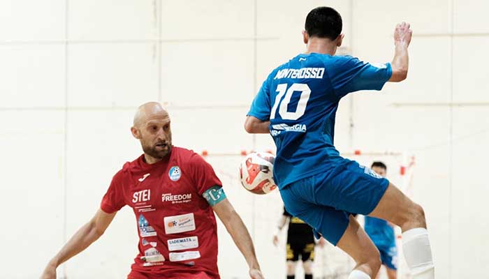 Angelo Satalino nella foto di Soverato Futsal