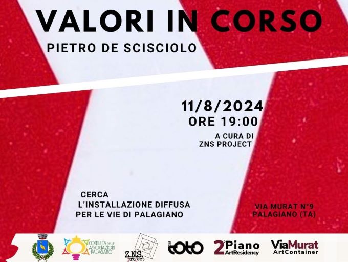 Valori in corso - Pietro De Scisciolo - ZNSproject