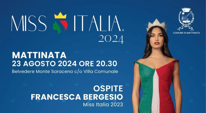 Miss Italia, a Mattinata sarà eletta Miss Faraglioni di Puglia