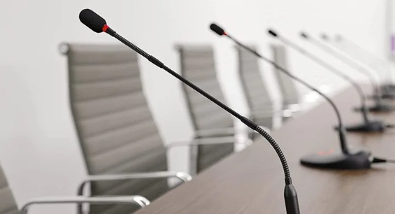 microfono incontro convegno