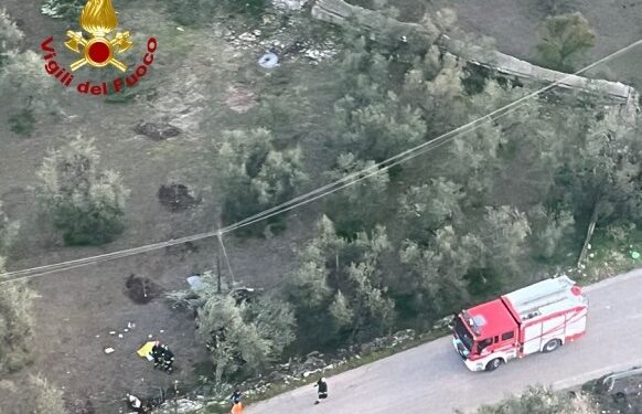 incidente bisceglie vigili fuoco