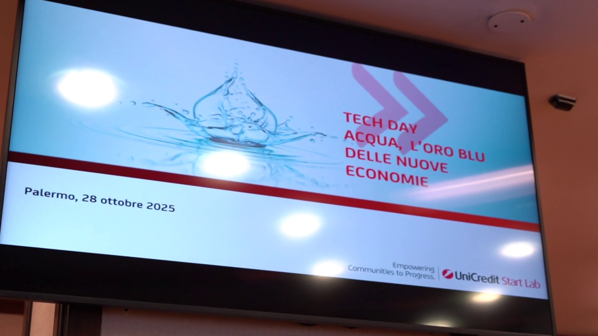 UniCredit, innovazione e gestione sostenibile dell’acqua al centro del Tech Day
