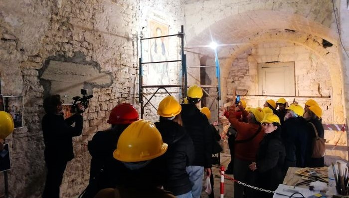 Chiesa di San Martino a Bari Vecchia, completato il restauro della Madonna del Segno