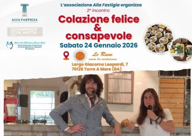 Locandina Colazione Bari Torre a Mare
