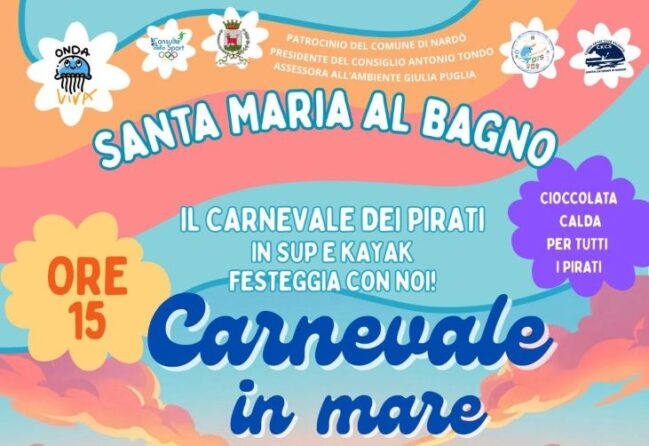 carnevale al mare nardo 2026