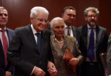 Mattarella a cerimonia intitolazione sale Centro Congressi ABI a Barucci e Sella