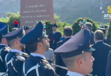 Piantedosi e Nordio alla commemorazione sul luogo della strage di Capaci