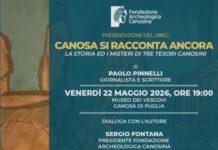 Domani la Fondazione Archeologica Canosina presenta “Canosa si racconta ancora” di Paolo Pinnelli