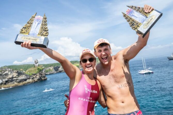 red bull cliff diving bali