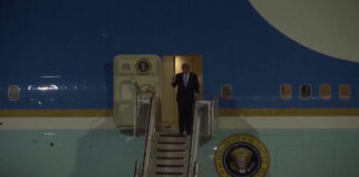 Cina, il presidente Usa Donald Trump arrivato a Pechino
