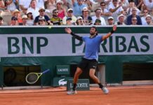 Berrettini vola ai quarti al Roland Garros, Cerundolo battuto in tre set