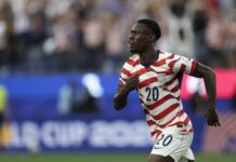 Stati Uniti ok con il Paraguay all’esordio, 4-1 con doppietta di Balogun