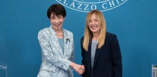 Italia-Giappone, Meloni vede Takaichi “Insieme futuro di sicurezza e prosperità”