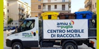 Bari, a Madonnella il Centro Mobile di Raccolta di Amiu Puglia