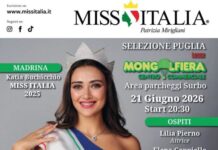 Miss Italia, il tour pugliese 2026 parte da Surbo