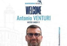 Manfredonia Futsal, Antonio Venturi guiderà l’Under 17 Regionale