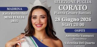 Miss Italia arriva a Corato: ospite Katia Buchicchio