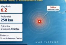 Nella notte forte scossa di Terremoto in Calabria, distintamente avvertita anche in Puglia